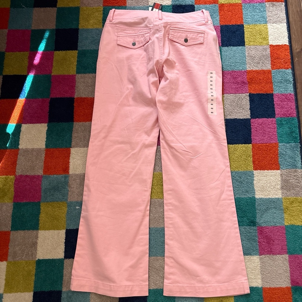 Tommy Hilfiger Light Pink Wide Leg Pants - Picture 3 of 3